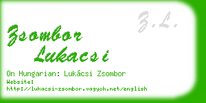 zsombor lukacsi business card