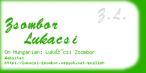 zsombor lukacsi business card